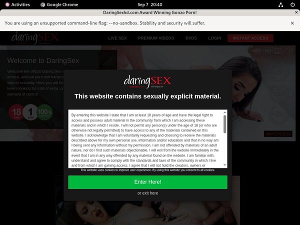 Daring Sex Discount (SAVE 63%) Daring Sex Discount (SAVE 63%)