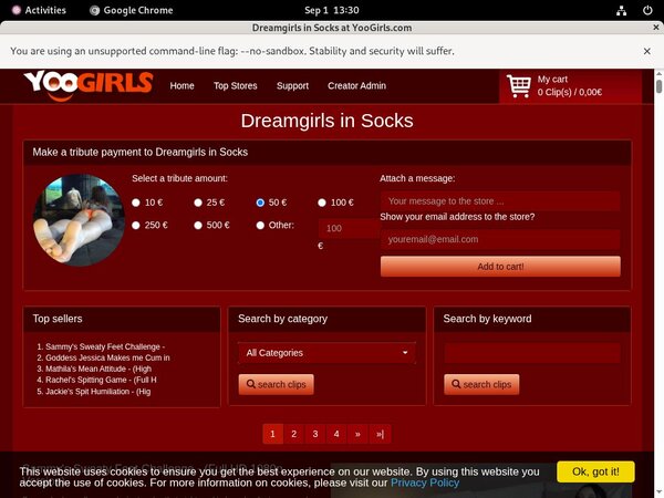 Dreamgirls In Socks Trial Dreamgirls In Socks Trial