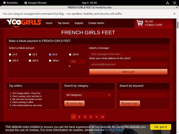 FRENCH GIRLS FEET Site Reviews