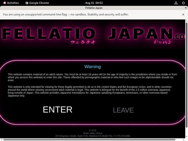 Fellatiojapan Trial Login