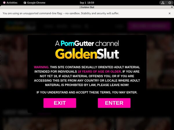 Golden Slut Trial Membership Deal