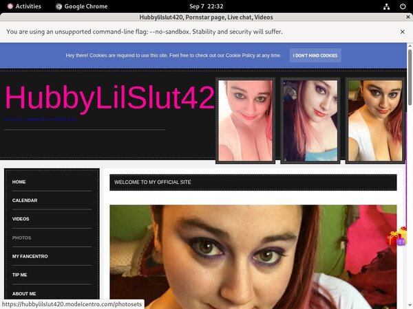 Hubbylilslut420 Member Account