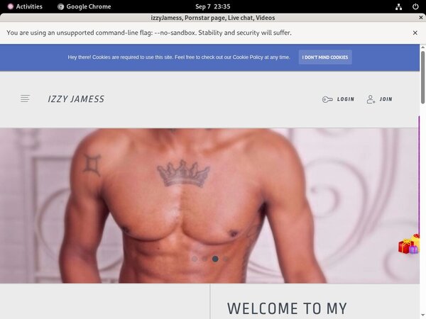 IzzyJamess Login Password
