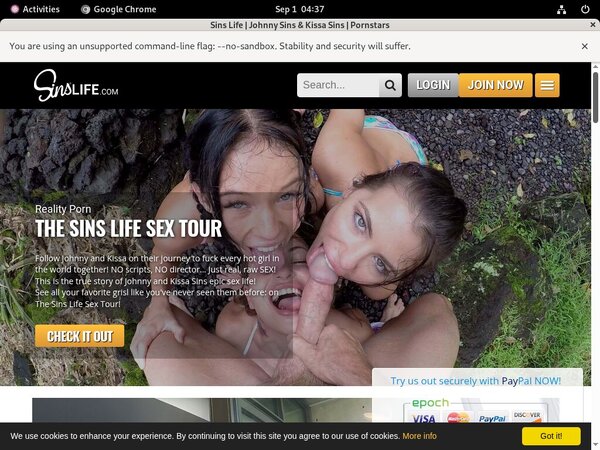 Join Sins Life Gift Card Join Sins Life Gift Card