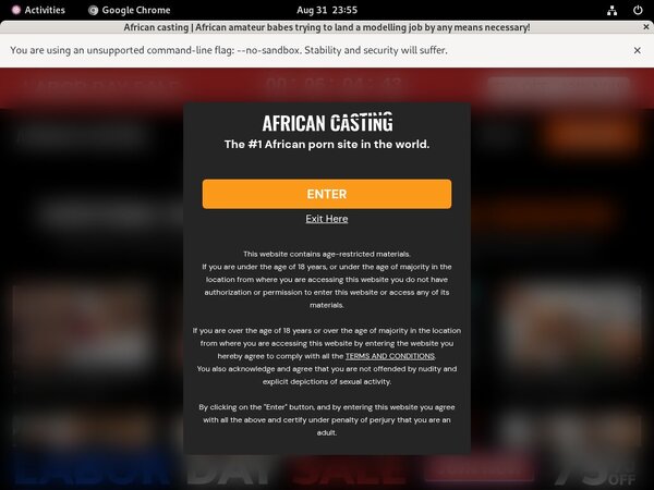 New African Casting Password