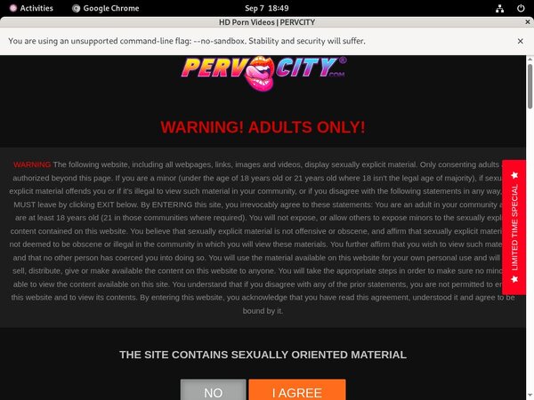 Perv City Promotion