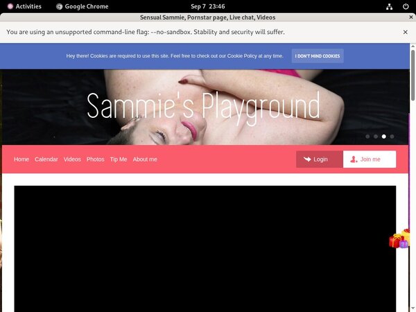 Sensual Sammie Webcams Sensual Sammie Webcams