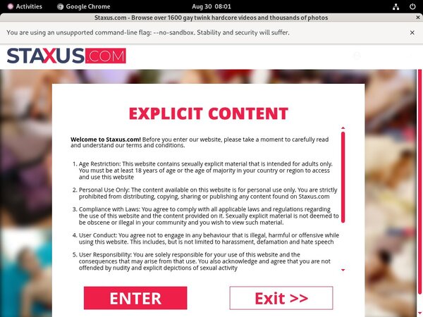 Staxus Discount Info Staxus Discount Info