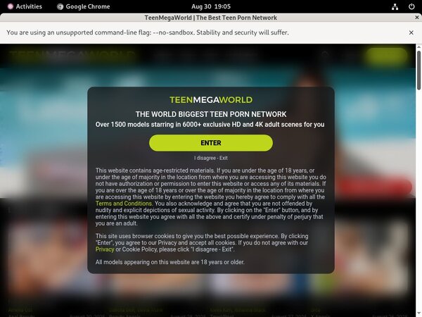 Teen Mega World Join Page