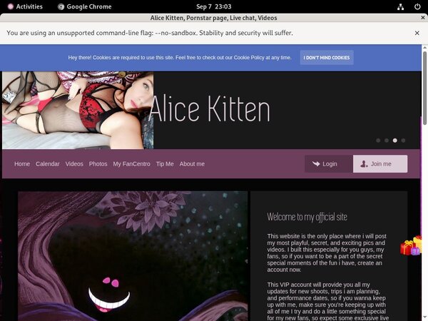 Trial Alice Kitten Account