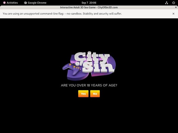 User City Of Sin 3D User City Of Sin 3D