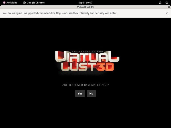 Virtuallust 3D Signup Form Virtuallust 3D Signup Form