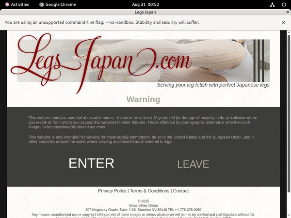Legs Japan Trial Member Legs Japan Trial Member