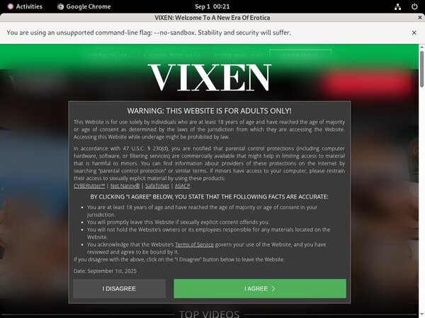 Free Vixen Trial Deal