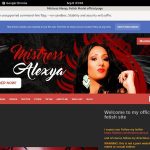 Discount Mistress Alexya Account Discount Mistress Alexya Account