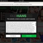 Old Hans Xxx Old Hans Xxx
