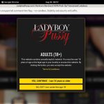 Pussy Ladyboy Trial Pussy Ladyboy Trial